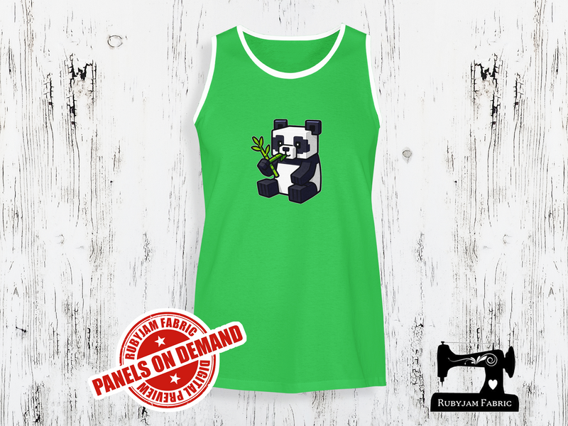 Panda Block Game - LIME GREEN - Panels On Demand
