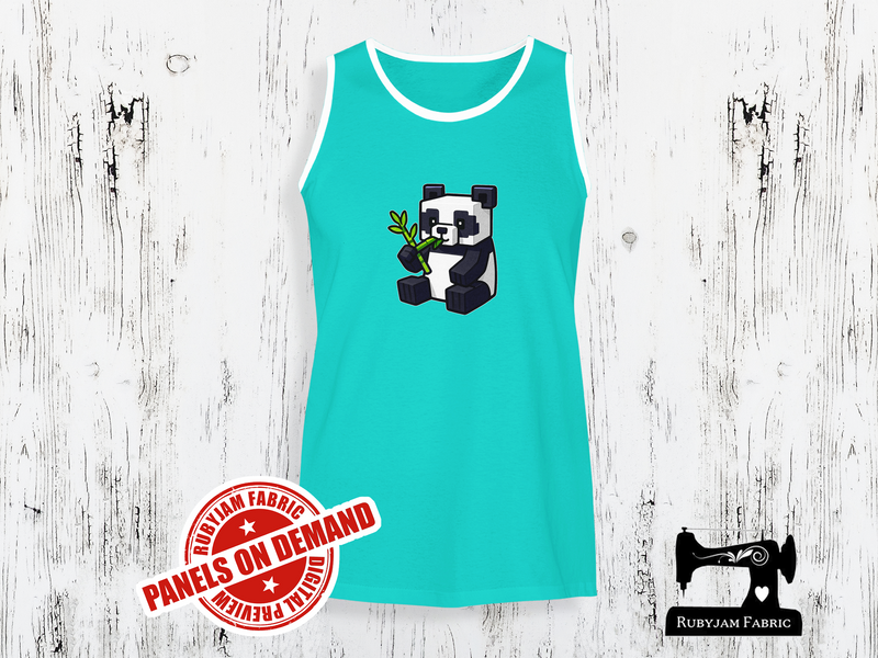 Panda Block Game - MINT GREEN - Panels On Demand