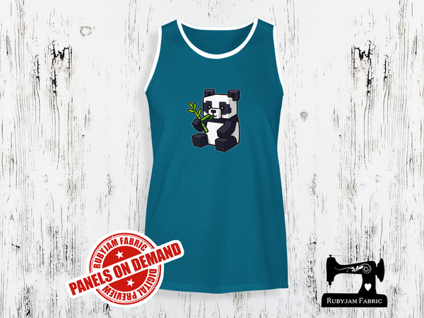 Panda Block Game - TEAL BLUE - Panels On Demand