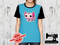 Pink Axolotl Block Game - LIGHT BLUE - Panels On Demand