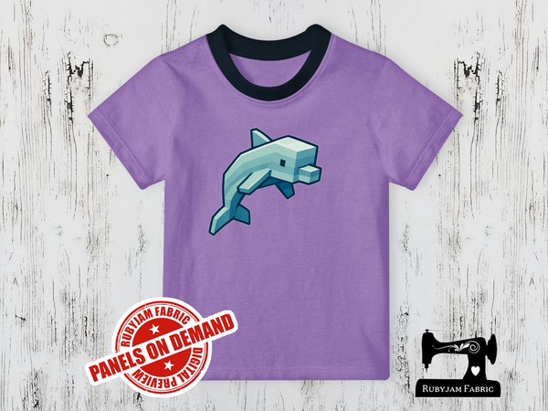 Dolphin Block Game - LIGHT PURPLE - Panels On Demand