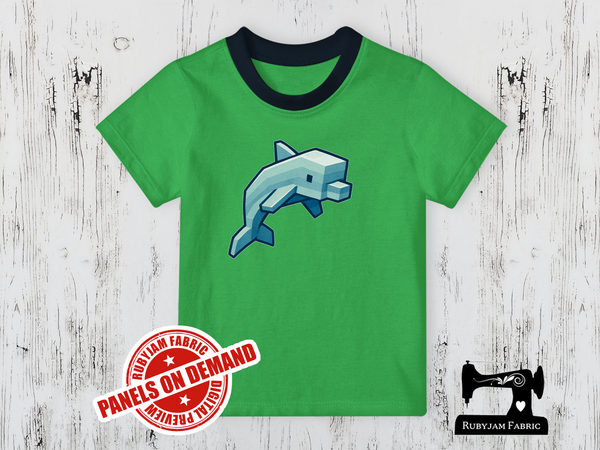 Dolphin Block Game - LIME GREEN - Panels On Demand