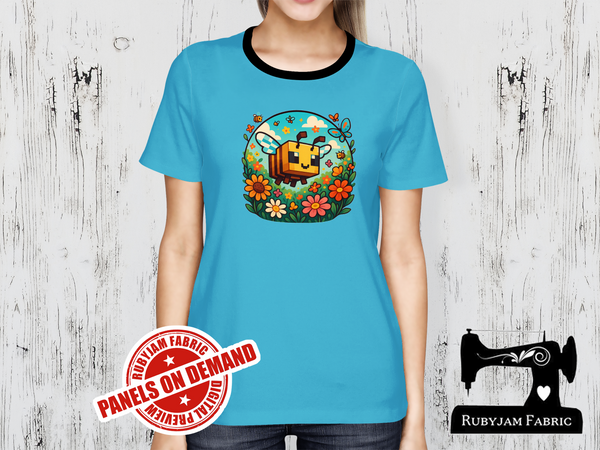 Block Game Bee - LIGHT BLUE - Panels On Demand