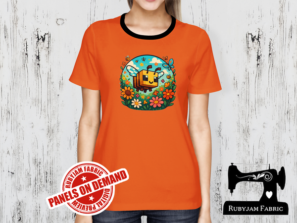 Block Game Bee - ORANGE - Panels On Demand