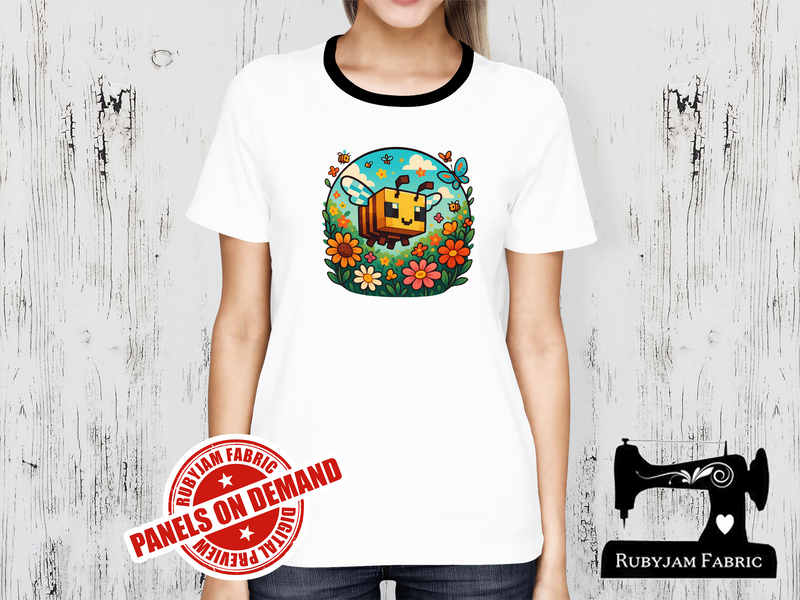 Block Game Bee - WHITE - Panels On Demand