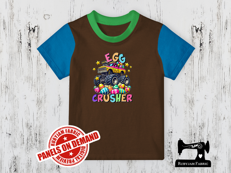 Easter Egg Crusher Monster Truck - BROWN - Panels On Demand