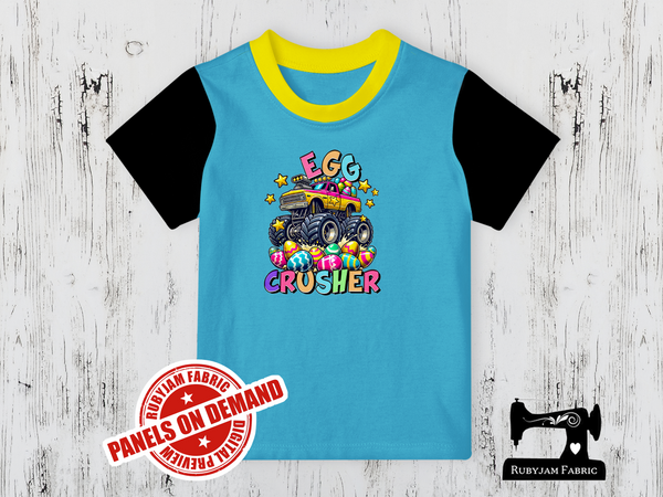 Easter Egg Crusher Monster Truck - LIGHT BLUE - Panels On Demand