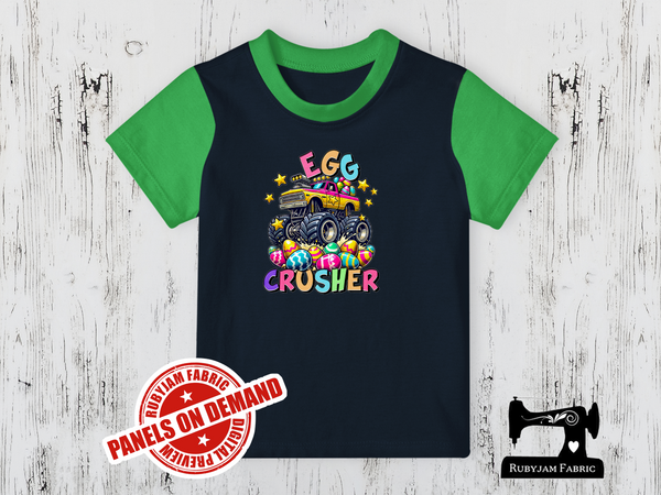 Easter Egg Crusher Monster Truck - NAVY BLUE - Panels On Demand