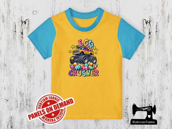 Easter Egg Crusher Monster Truck - YELLOW - Panels On Demand