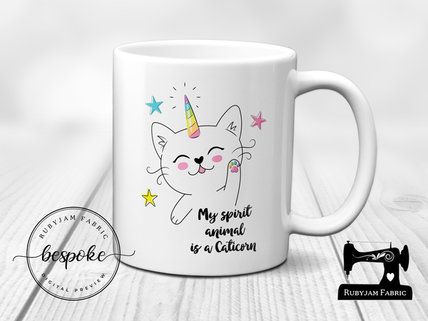My Spirit Animal is a Caticorn - Mug - Bespoke