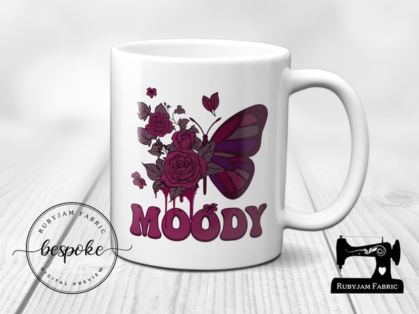 Moody Butterfly - Mug - Bespoke