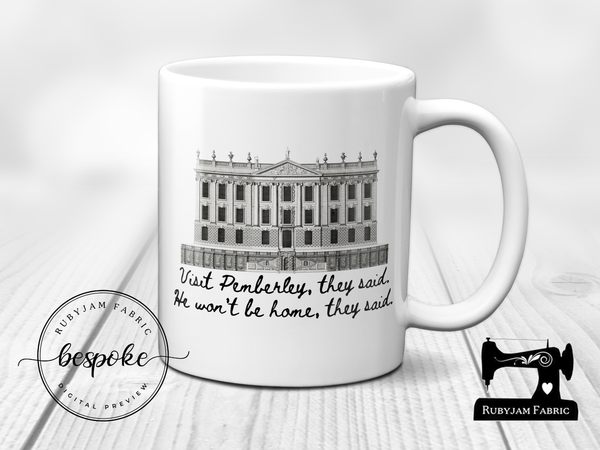 Visit Pemberley - Mug - Bespoke