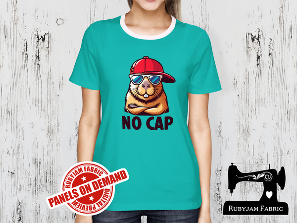 No Cap Capybara - MINT - Panels On Demand