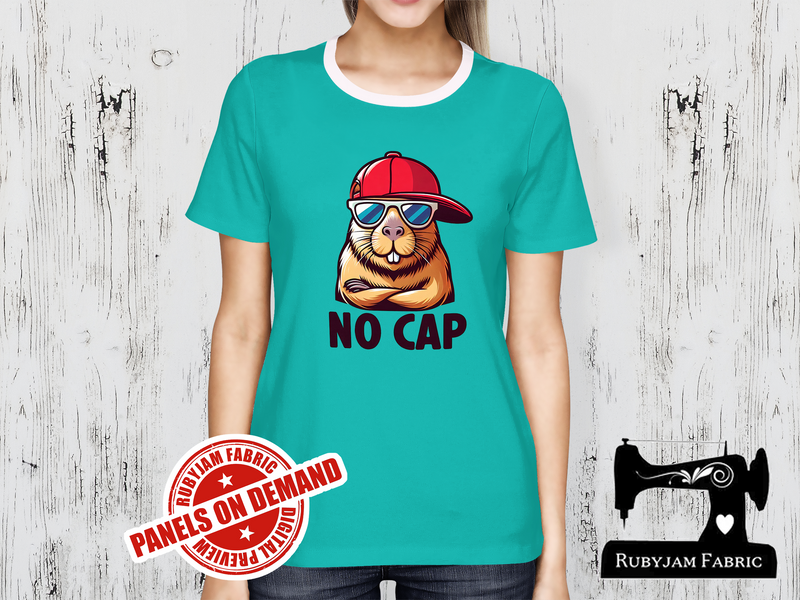 No Cap Capybara - MINT - Panels On Demand