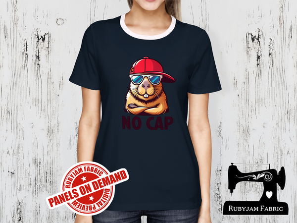 No Cap Capybara - NAVY BLUE - Panels On Demand
