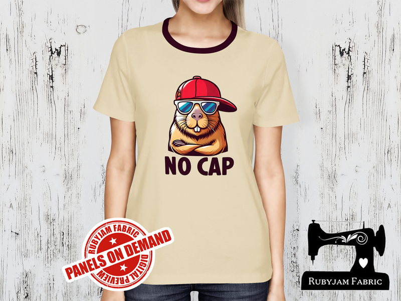 No Cap Capybara - SAND BEIGE - Panels On Demand