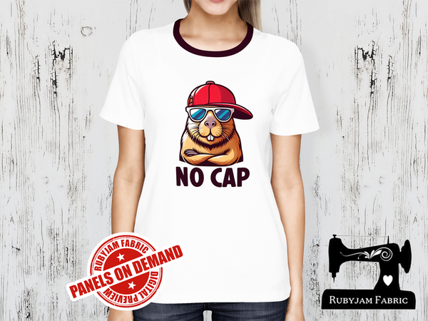 No Cap Capybara - WHITE - Panels On Demand