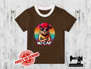 No Cap Rainbow Capybara - BROWN - Panels On Demand