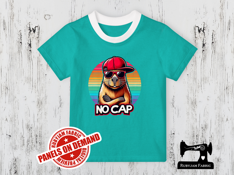 No Cap Rainbow Capybara - MINT - Panels On Demand