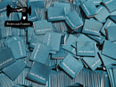 "One of a Kind", Teal Green, Woven Clothing Labels - Pack of 10