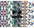 100% cotton fat quarter bundle featuring beautifully curated Paisley inspired images