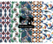 100% cotton fat quarter bundle featuring beautifully curated Paisley inspired images