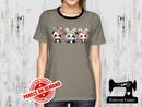 Panda Easter Bunnies - LIGHT GREY - Panels On Demand