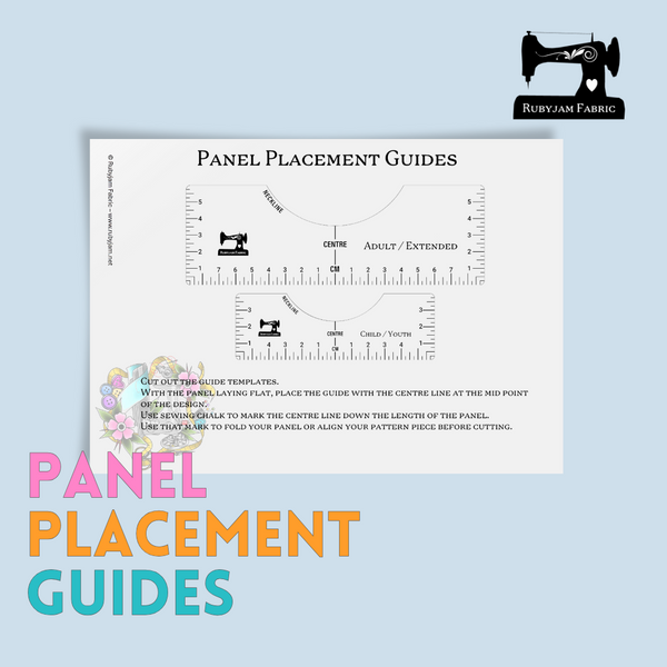 Rubyjam Fabric - Panel Placement Guide
