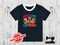 Peace Love Capybara - NAVY BLUE - Panels On Demand