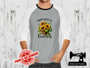 Plant Seeds of Kindness Sunflowers - HEATHER GREY - Panels On Demand