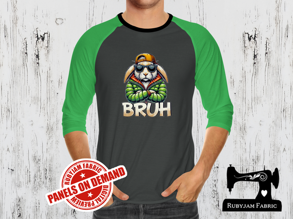 Rabbit Bruh - CHARCOAL GREY - Panels On Demand