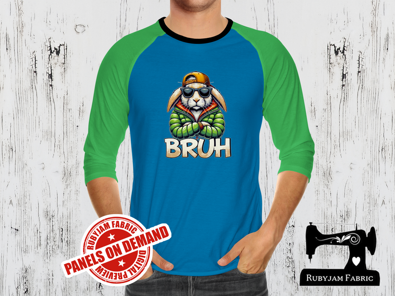 Rabbit Bruh - TURQUOISE - Panels On Demand