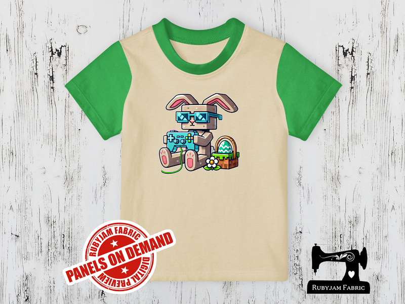 Easter Bunny Gamer Block 2 - SAND BEIGE - Panels On Demand