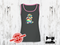 Rainbow Easter Bunny Egg Hunter - CHARCOAL GREY - Panels On Demand