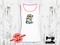 Rainbow Easter Bunny Egg Hunter - WHITE - Panels On Demand