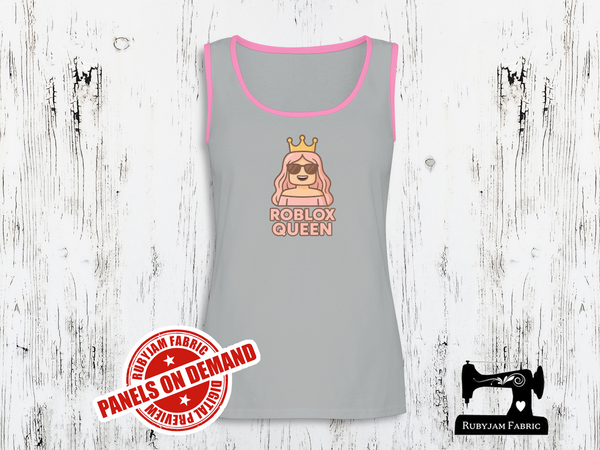 Block Queen - HEATHER GREY - Panels On Demand