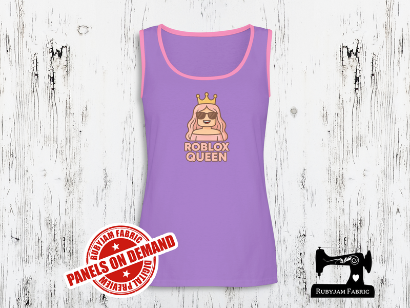 Block Queen - LIGHT PURPLE - Panels On Demand