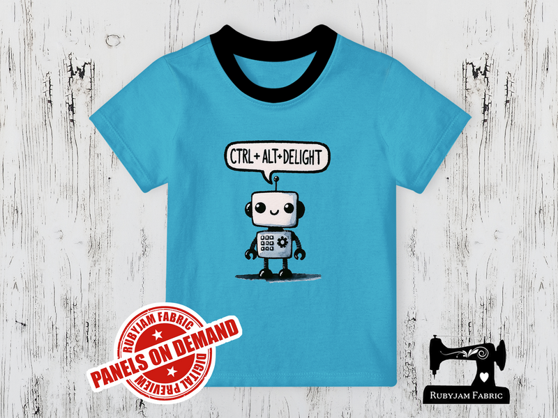Ctrl Alt Delight Robot - LIGHT BLUE - Panels On Demand