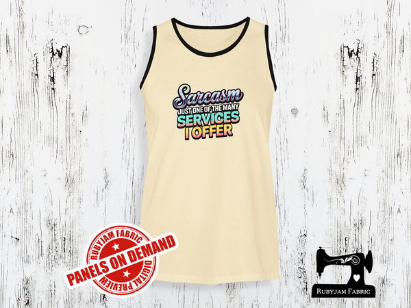 Sarcasm Just One of the Many Services I Offer - SAND BEIGE - Panels On Demand