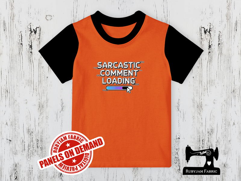 Sarcastic Comment Loading - ORANGE - Panels On Demand