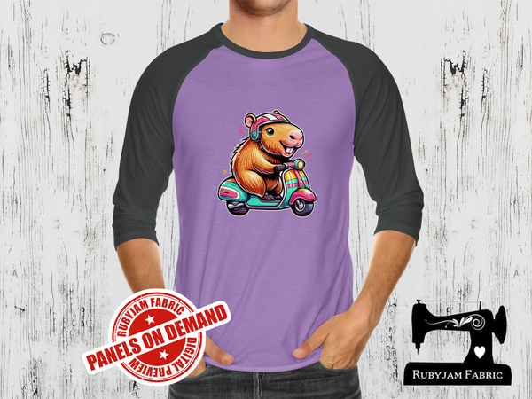 Scooter Capybara - LIGHT PURPLE - Panels On Demand