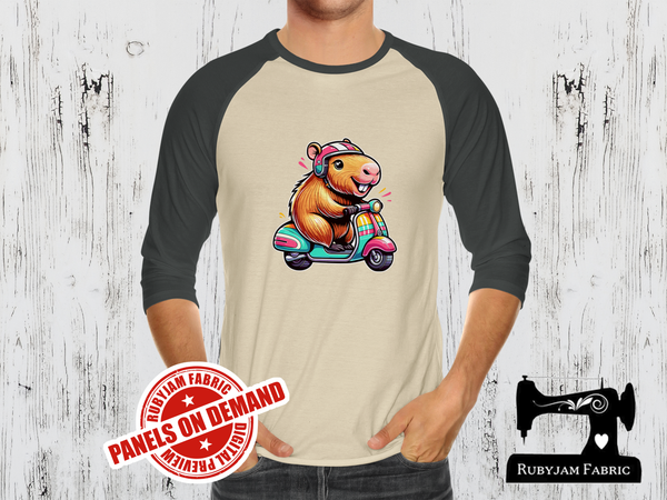 Scooter Capybara - SAND BEIGE - Panels On Demand