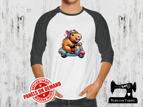 Scooter Capybara - WHITE - Panels On Demand