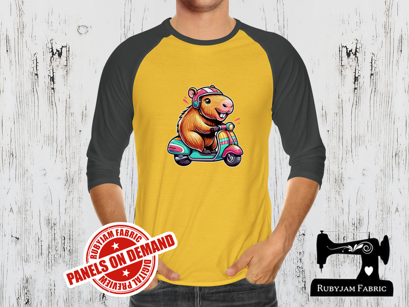 Scooter Capybara - YELLOW - Panels On Demand