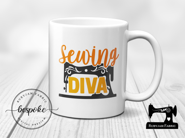 Sewing Diva - Mug - Bespoke