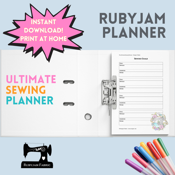 Rubyjam Fabric - Sewing Goals