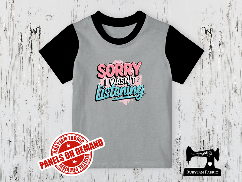 Sorry I Wasn't Listening - HEATHER GREY - Panels On Demand