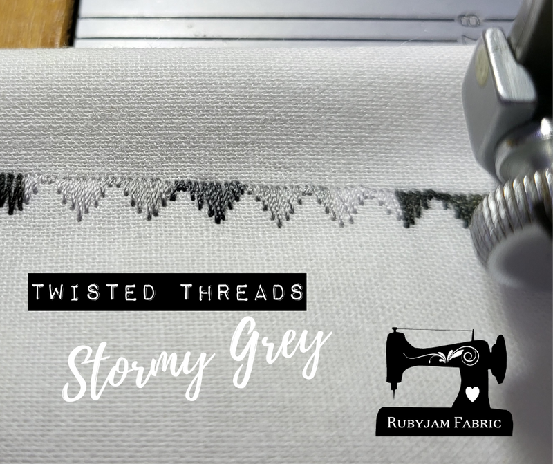 Stormy Grey - Twisted Threads - 5000M Variegated Overlocker Thread