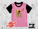 Love Sunflowers - LIGHT PINK - Panels On Demand