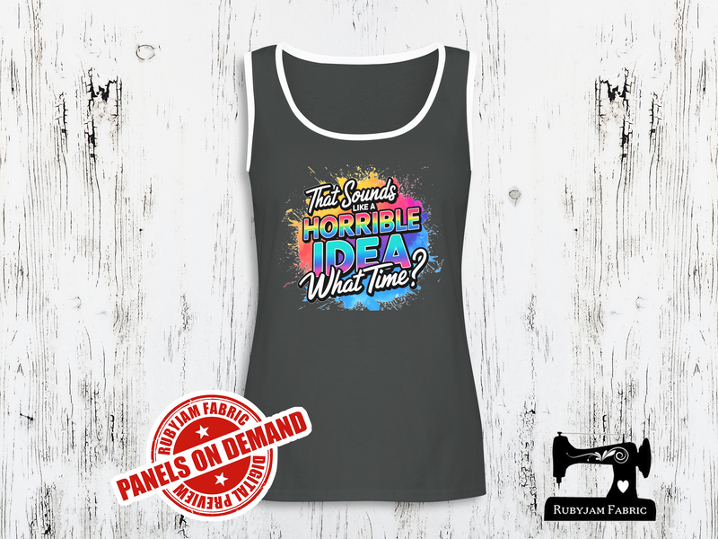 That Sounds Like a Horrible Idea. What time? - CHARCOAL GREY - Panels On Demand